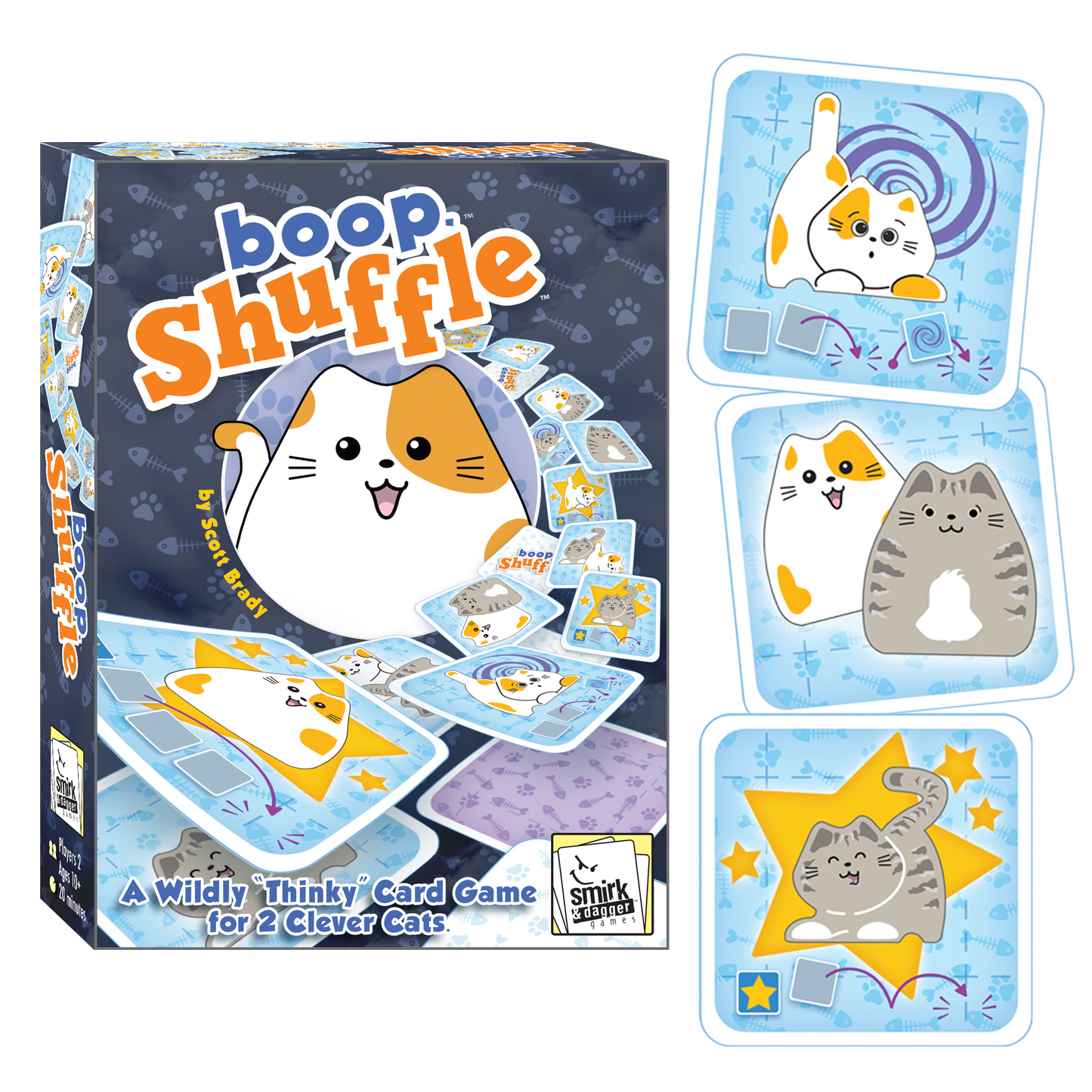 Boop Shuffle - A card-based twist on "boop" in your pocket!