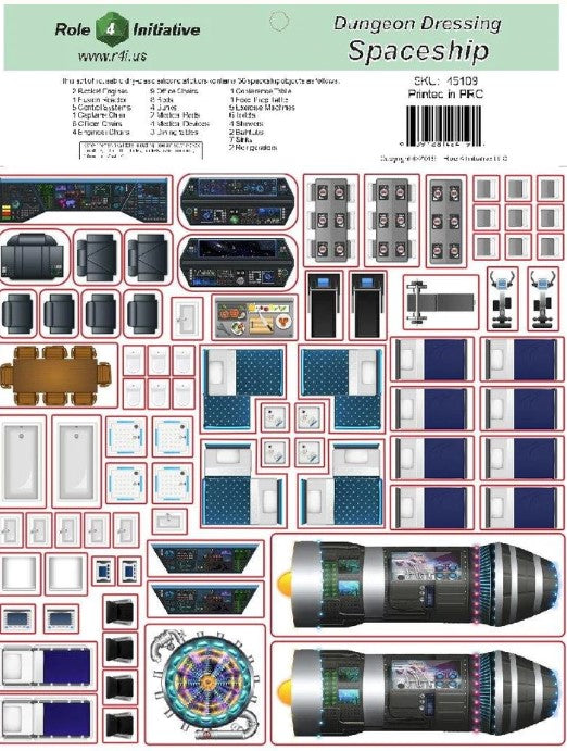 Role 4 Initiative Dungeon Dressing - Spaceship