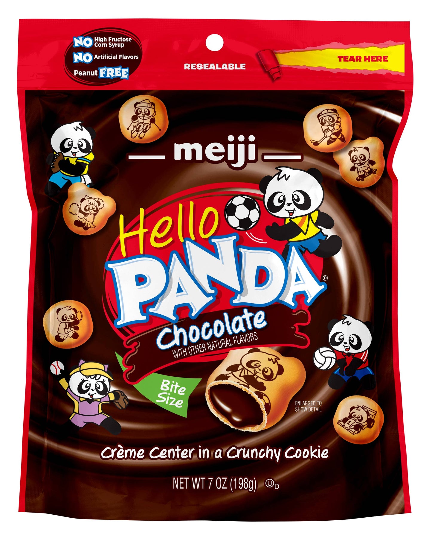Meiji Hello Panda Chocolate 7oz Bag