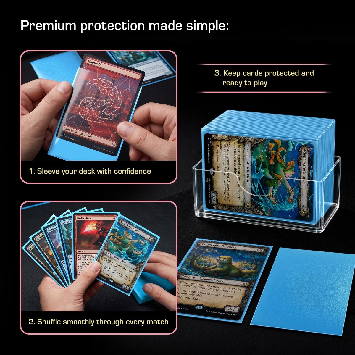 Iridian Matte Sleeves