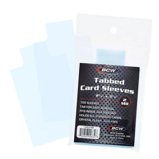 Tabbed Card Sleeves