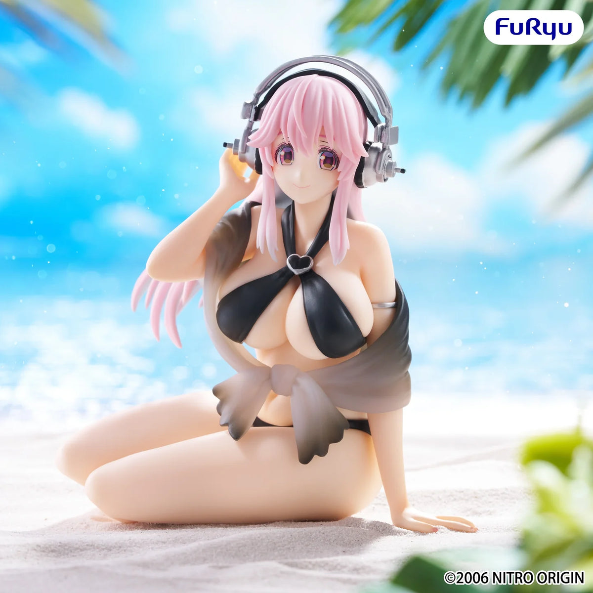 SUPER SONICO - Noodle Stopper Figure -Swimsuit Black Color ver
