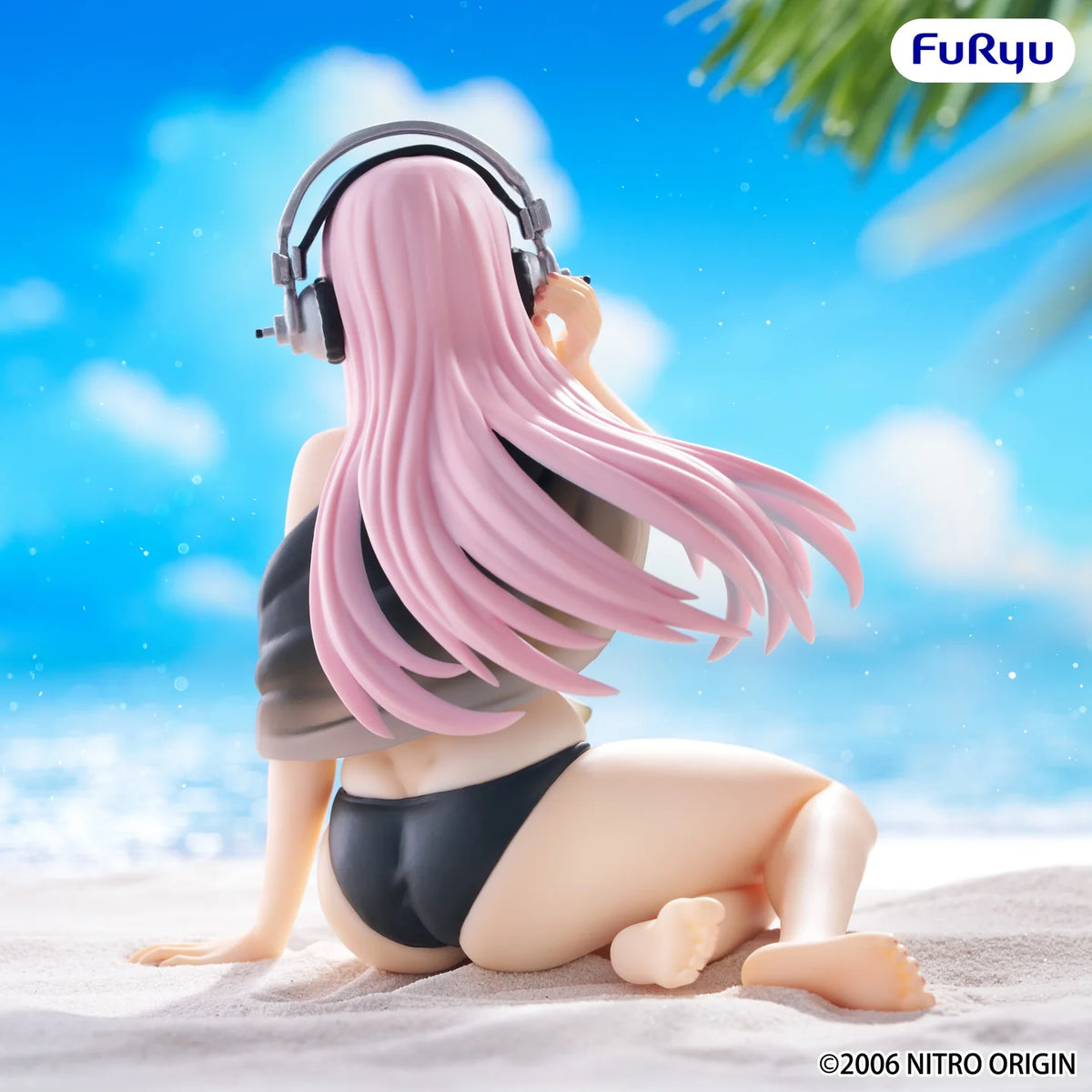 SUPER SONICO - Noodle Stopper Figure -Swimsuit Black Color ver