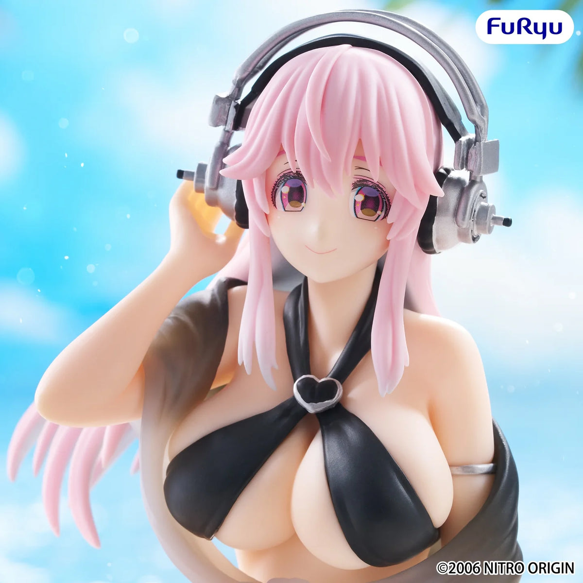 SUPER SONICO - Noodle Stopper Figure -Swimsuit Black Color ver