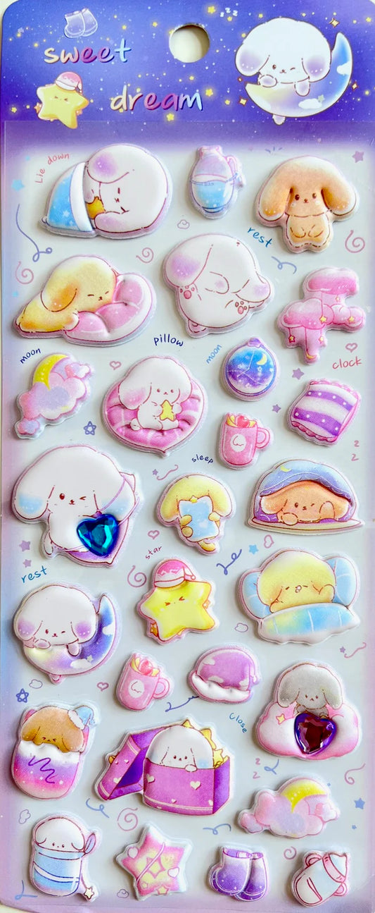 Big 2 Puffy Stickers