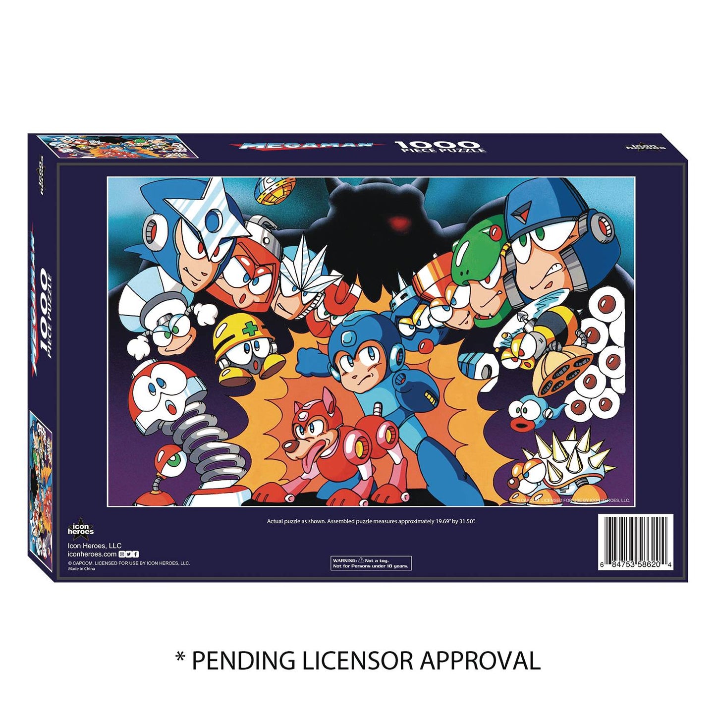 MEGA MAN 1000 PC PUZZLE