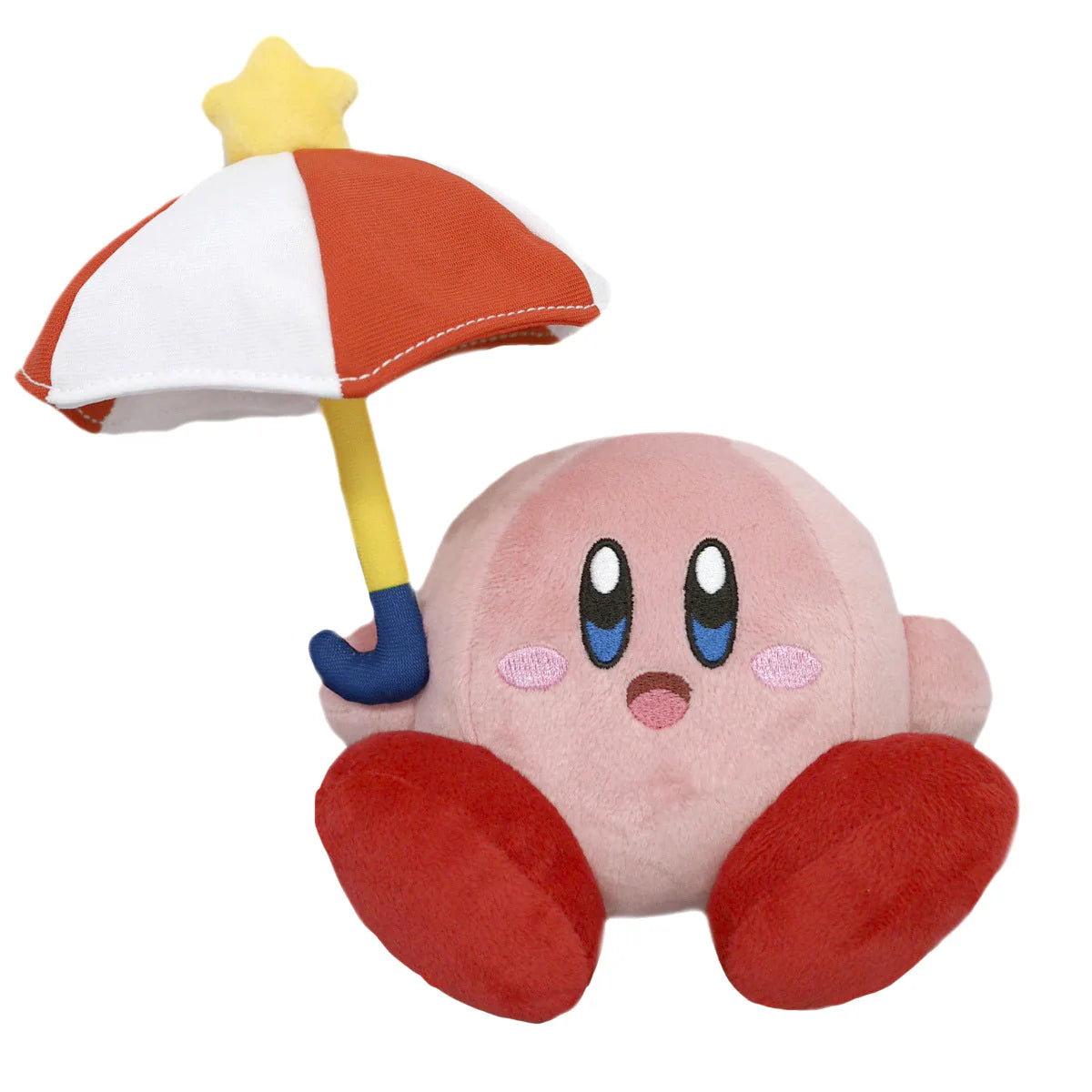 Little Buddy Kirby's Adventure All Star Collection Umbrella / Parasol Kirby Plush, 7"