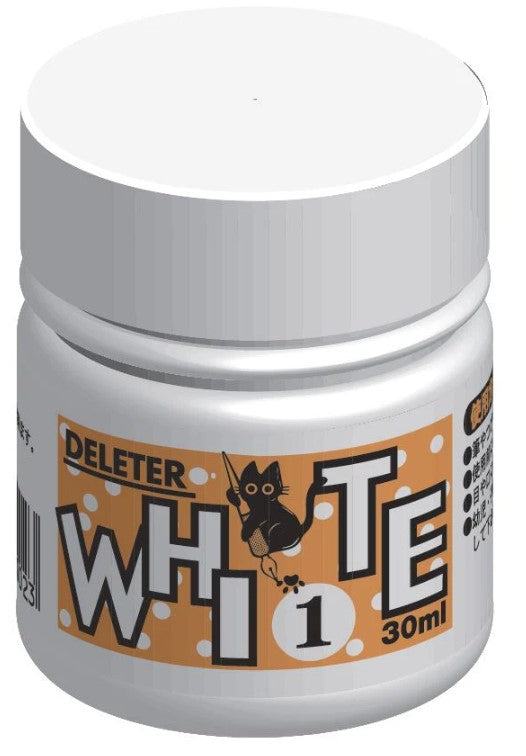 DELETER White 1 Manga Ink - Aqueous White-out - 30ml Bottle