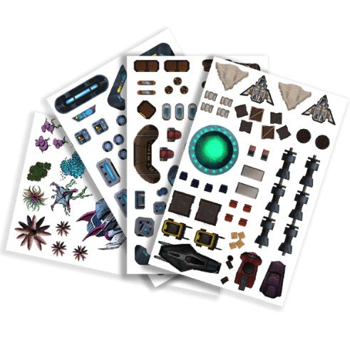 Yarro Studios - Sci-Fi Reusable Sticker Sheet