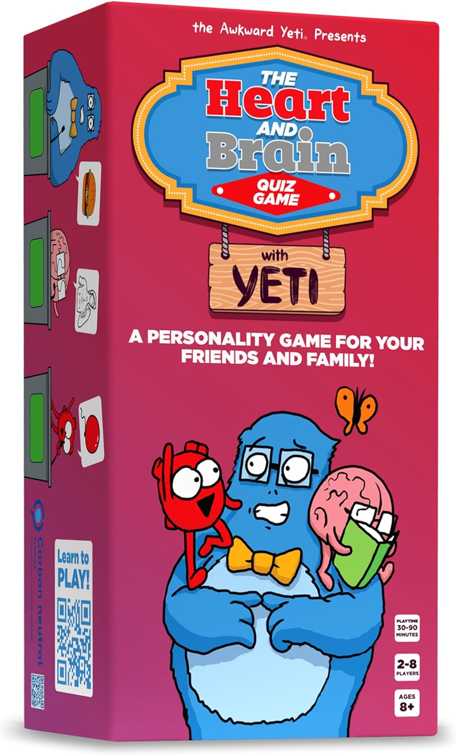 The Heart and Brain Quiz Game with Yeti – Hometown Comics & Games