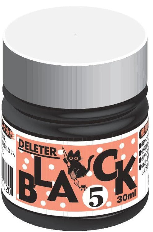 DELETER Black 5 Manga Ink - Glossy - 30ml Bottle