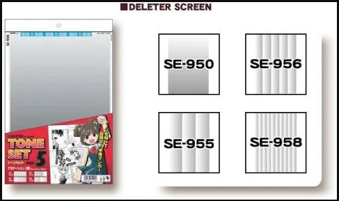 Deleter Screen Tone Set Vol.5 (4 sheets)