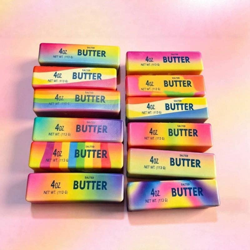 Colorful Butter Squishy PU Slow Rising Stress Relief Toy