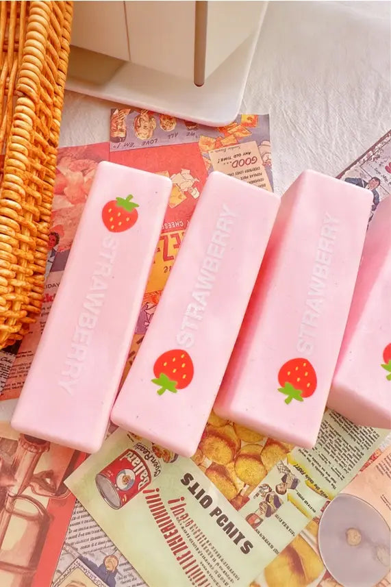 Strawberry Butter Stick Squishy Slow Rising Stress Toy