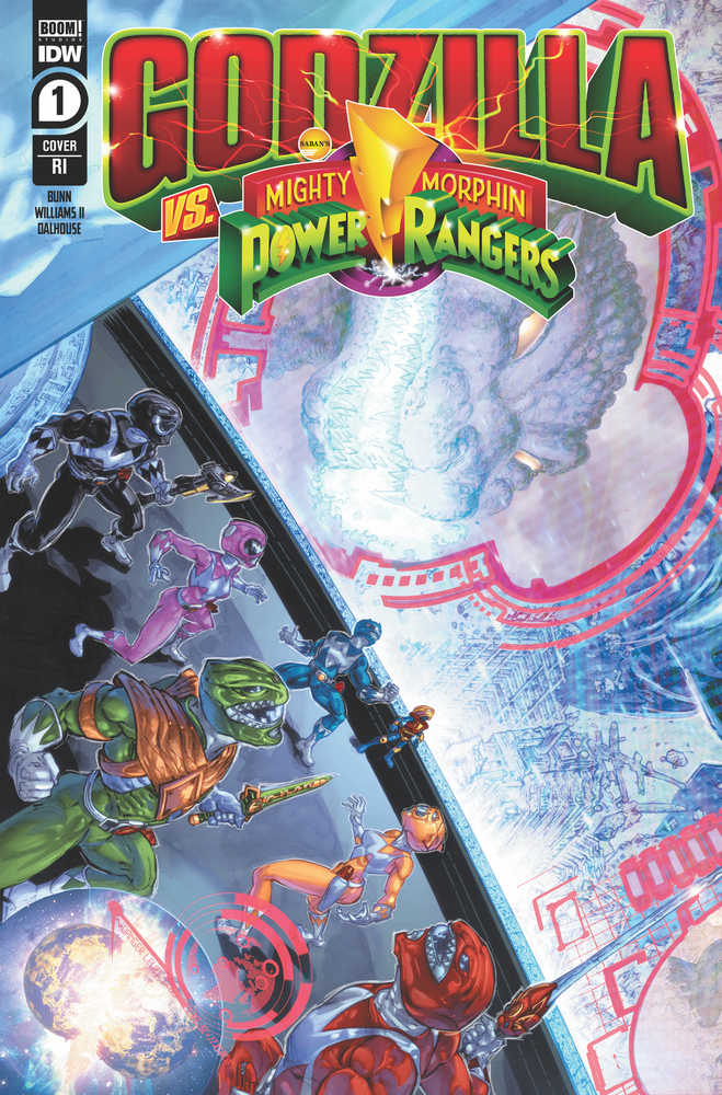 Godzilla vs MMPR #1 (Of 5) Cover C 10 Copy Variant Edition Williams II (N