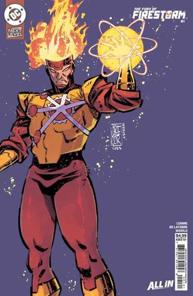 Fury Of Firestorm #1 (Of 6) Cover D Jorge Corona Next Level Card Stock Variant pull