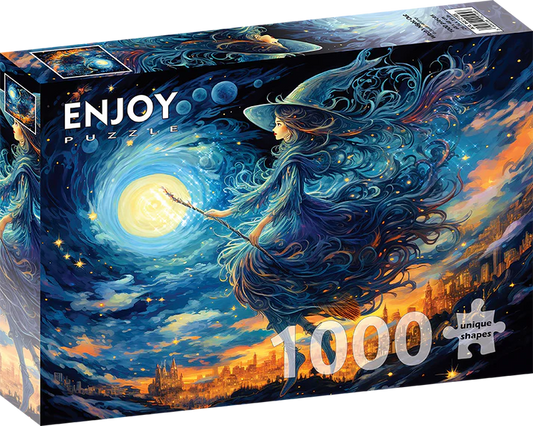 1000 Pieces Jigsaw Puzzle - Witch's Night Out