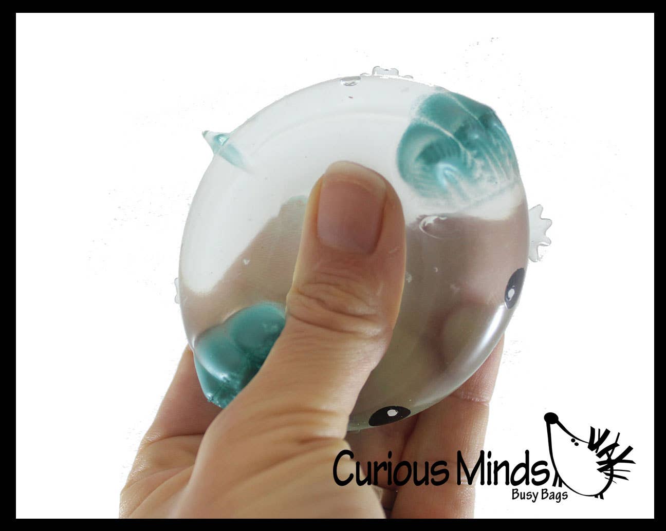1 Axolotl Splat Ball -  Water Filled Splat Stress Ball - Thr