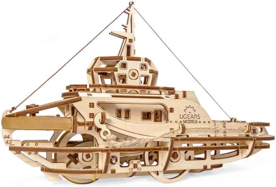 UGEARS Mechanical Models Model Tugboat