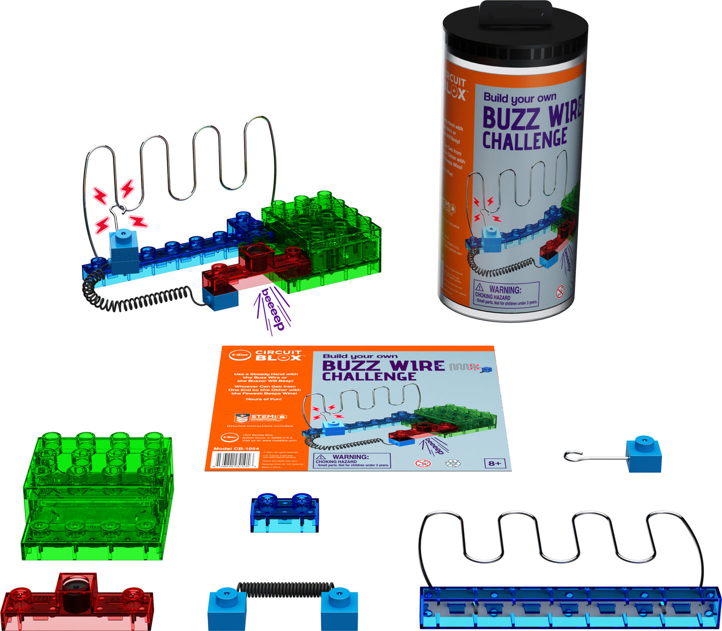 E-Blox Circuit Blox, Build Your Own Buzz Wire Challenge