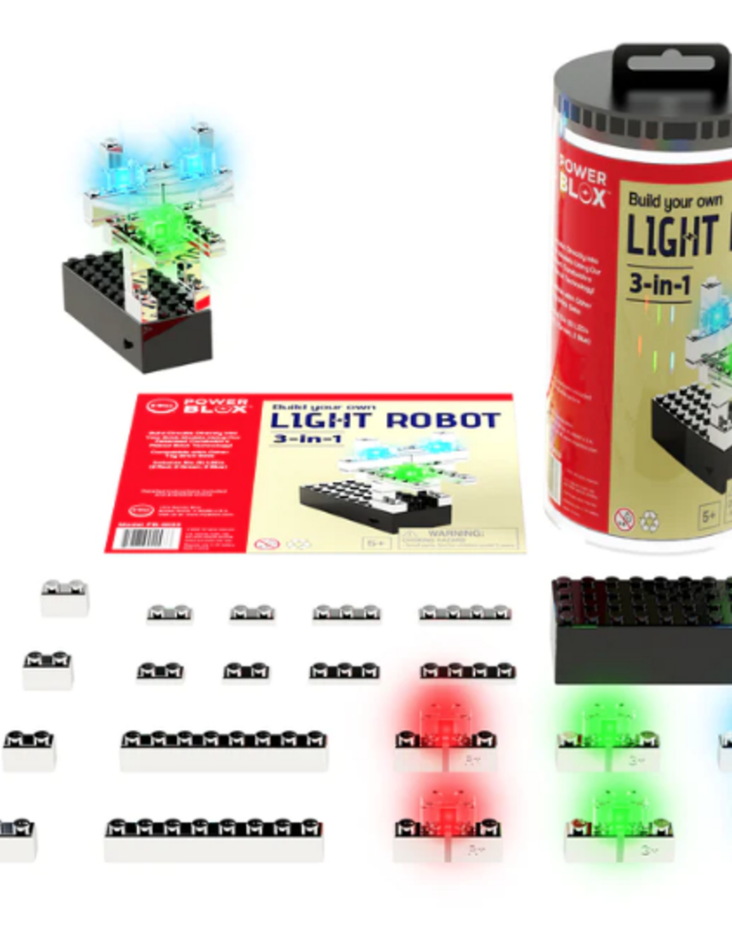 E-Blox Power Blox, Build Your Own Light Robot 3-in-1