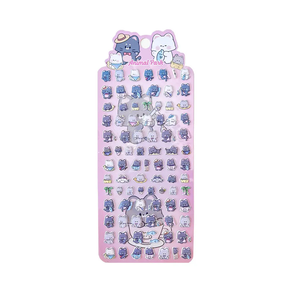 Puffy Cat Stickers