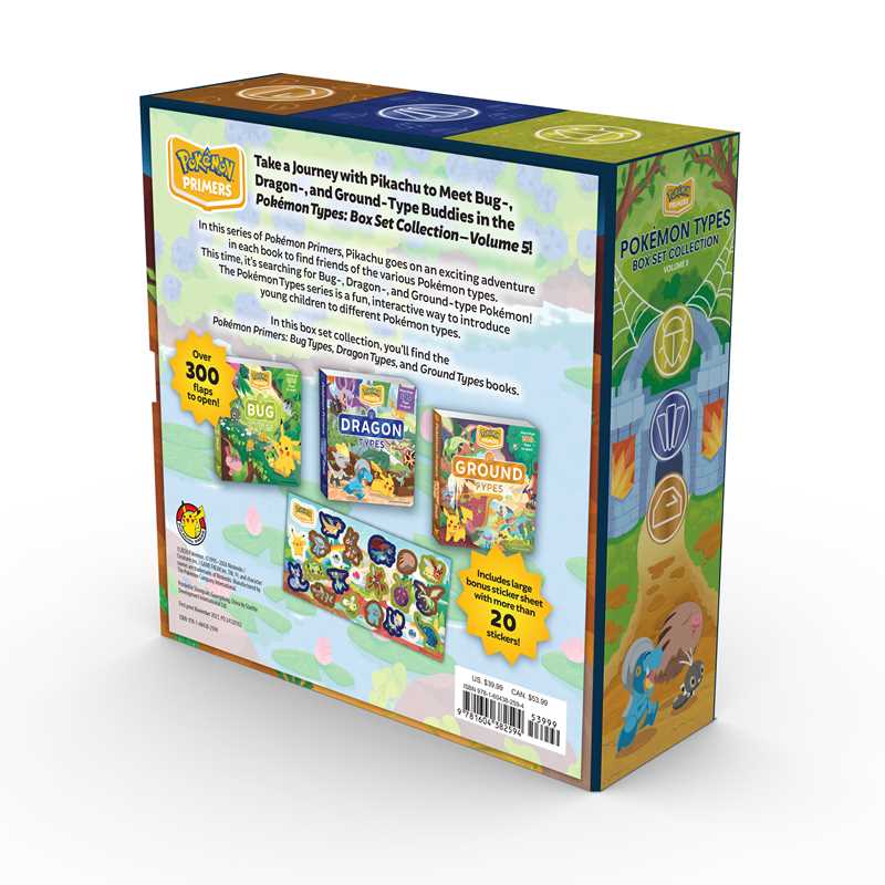 Pokémon Primers Type Box Set Collection, Volume 5 by Pikachu Press