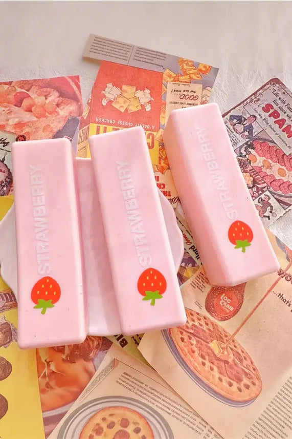 Strawberry Butter Stick Squishy Slow Rising Stress Toy