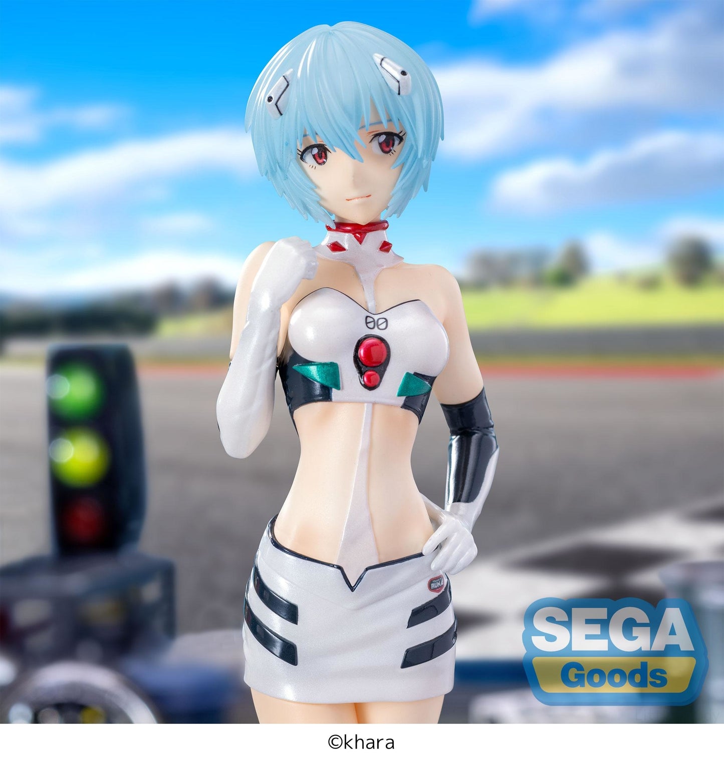 EVANGELION LUMINASTA RACING REI AYANAMI PIT WALK FIG