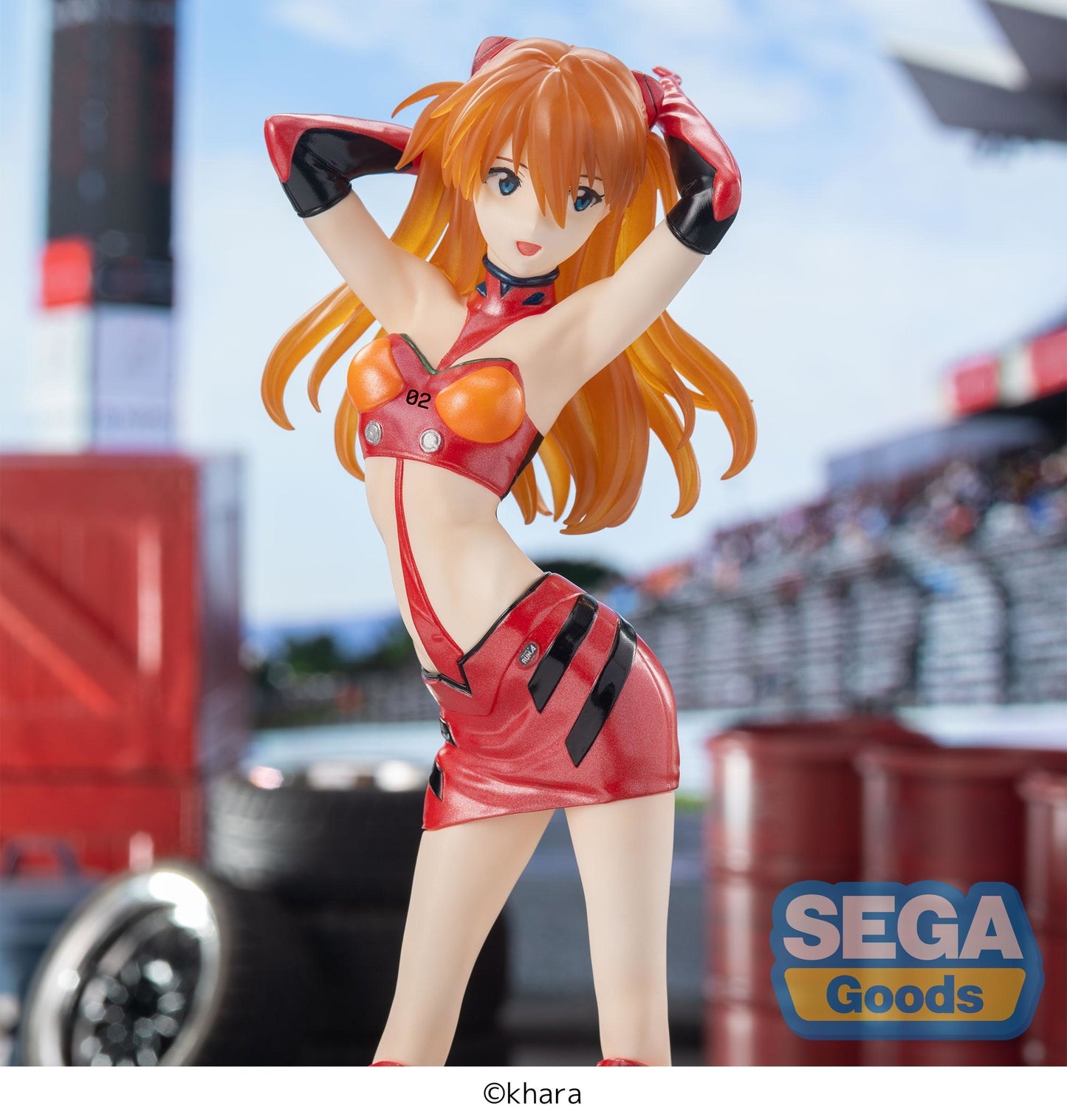 EVANGELION LUMINASTA RACING ASUKA SHIKINAMI PIT WALK FIG