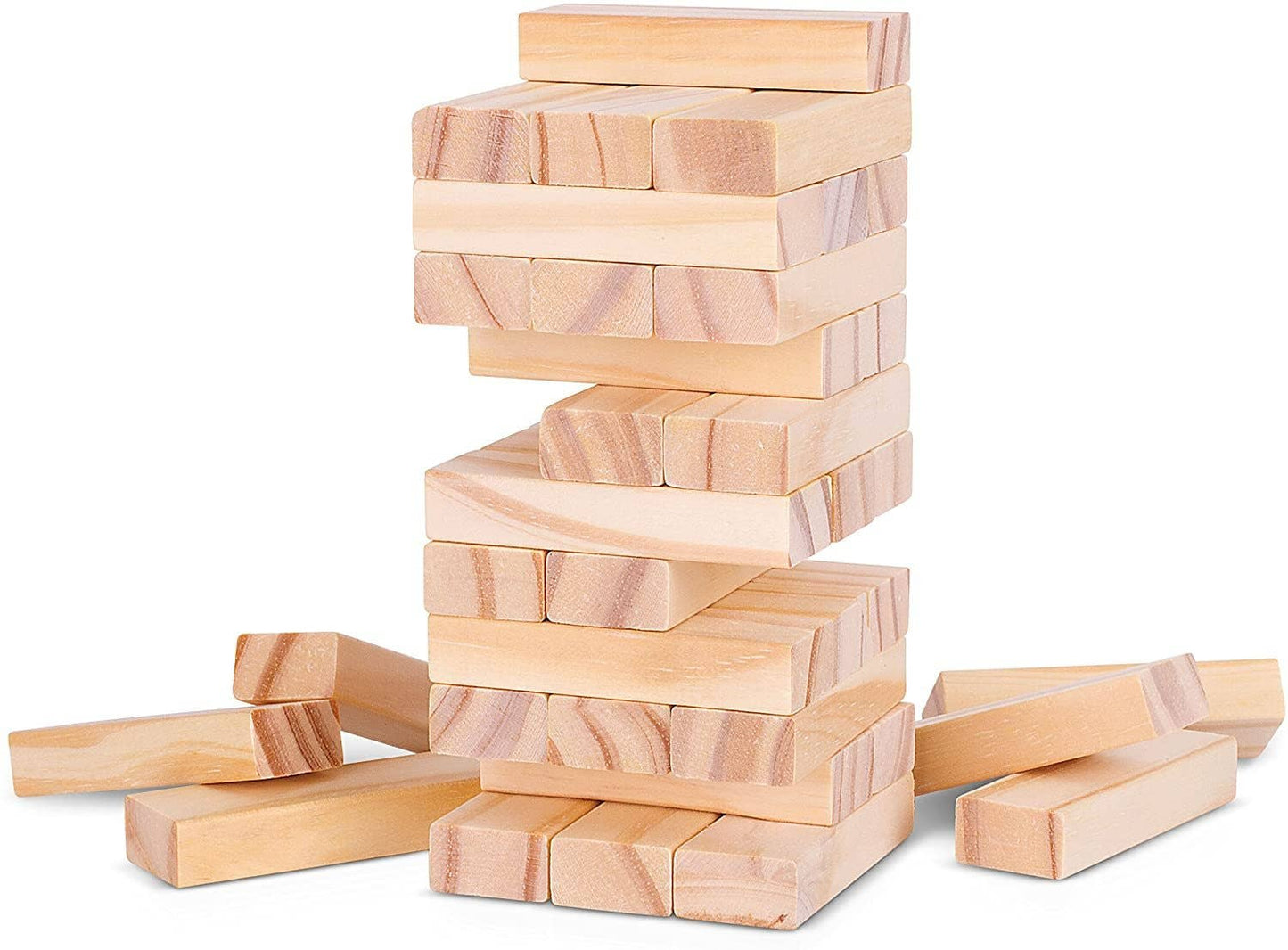Mini Wooden Blocks Stacking Tower Game - 5.5 inches
