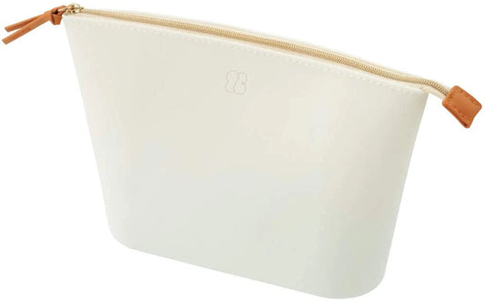 Bloomin Soft Silicone Zippered Pouch Small - Lily White