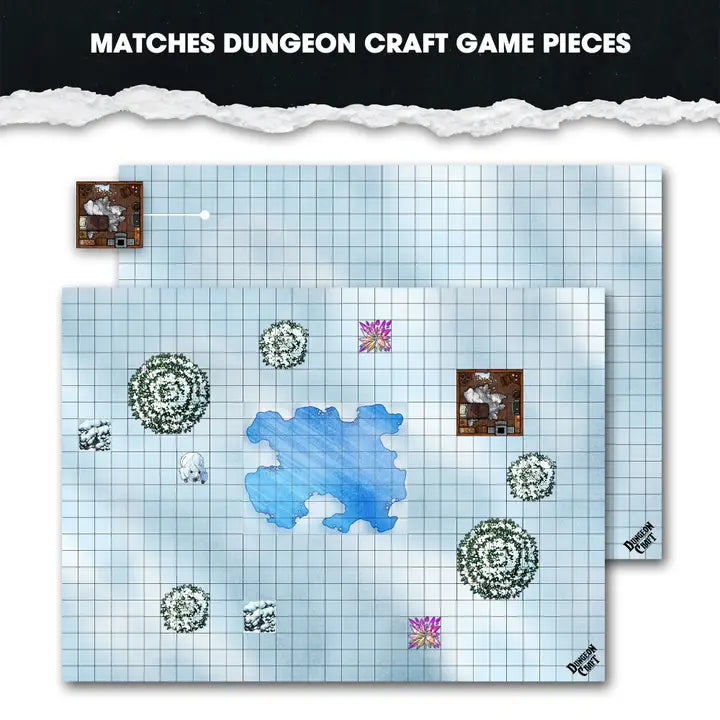 Dungeon Craft Battlemaps Snow & Wood Pack