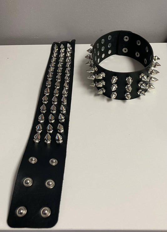 Harajuku Choker/Necklace Thick with Spikes