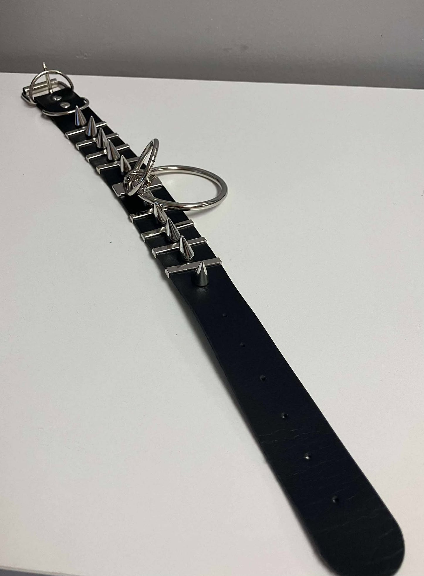 Harajuku Choker/Necklace Spikes with 2 Hoops