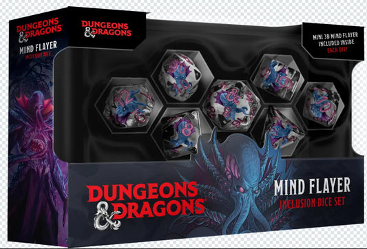 Dungeon & Dragons Monsters Resin Inclusion Dice Set: Mind Flayer