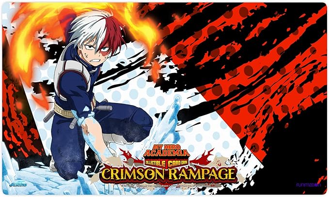 Jasco My Hero Academia TCG Crimson Rampage Shoto Todoroki Playmat