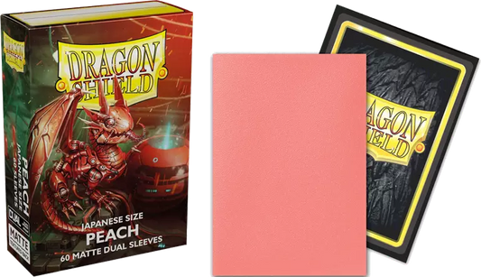 Dragon Shield Japanese Sleeves Matte Dual Peach 60ct Pack
