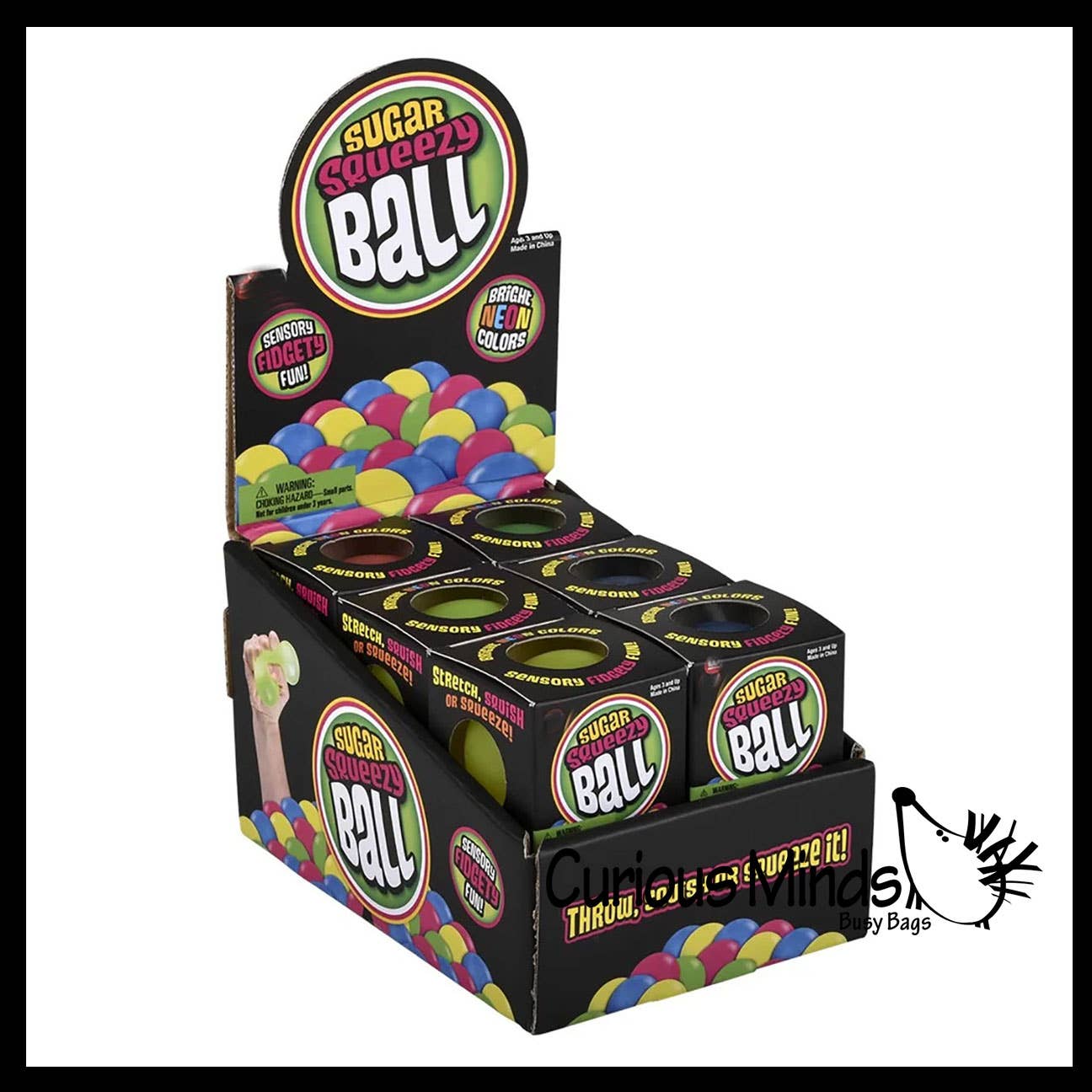 1 Boxed Sugar Ball - Thick Glue/Gel Stretch Ball -  Squishy
