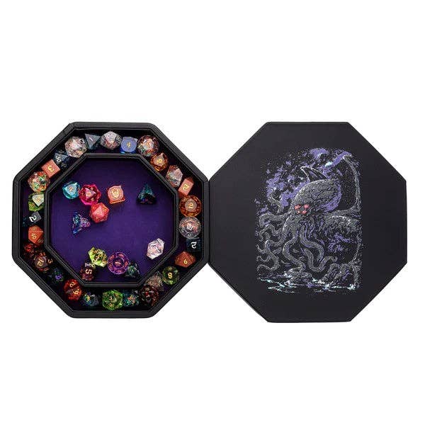 Heros Hoard Dice Tray & Keeper - Cthulu