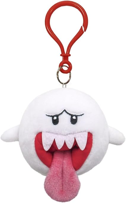 Super Mario Series - Ghost Boo 4" Plush Dangler