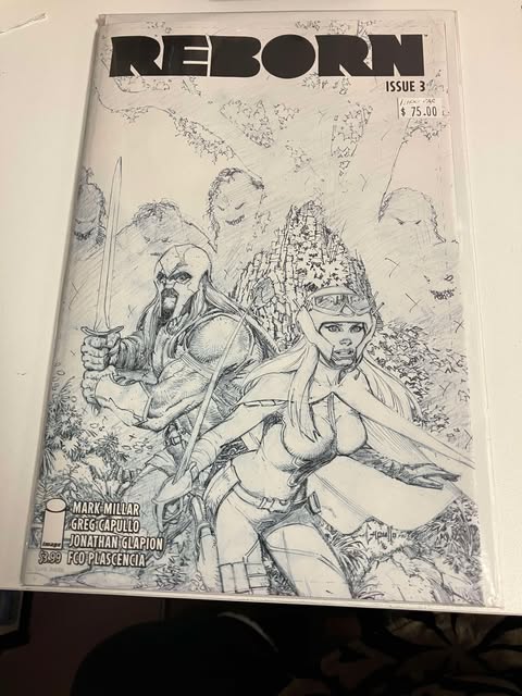 Reborn #3 Cover B 100 Copy Variant Edition Capullo Sketch Variant (Mature)