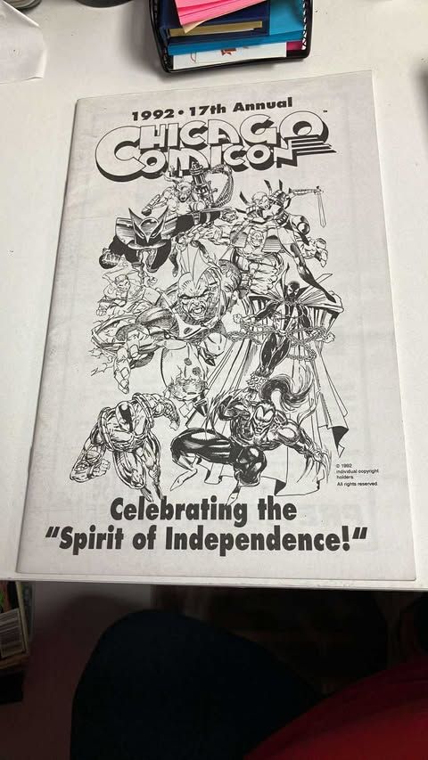 1992 Collector's Ed. Chicago Comicon program