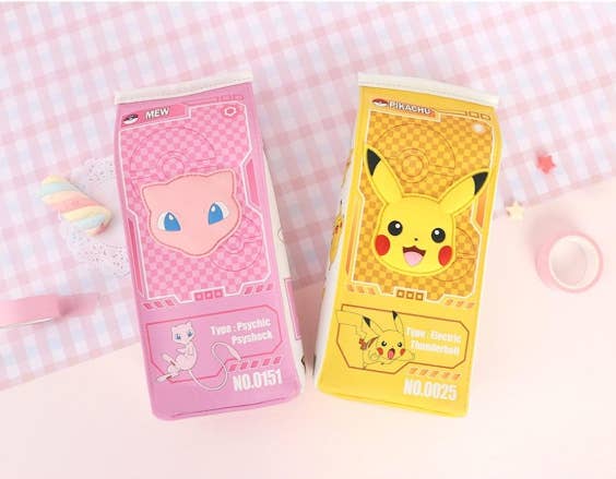 Pokémon Milk Carton Pack -Style Multi Pouch Pencil Case