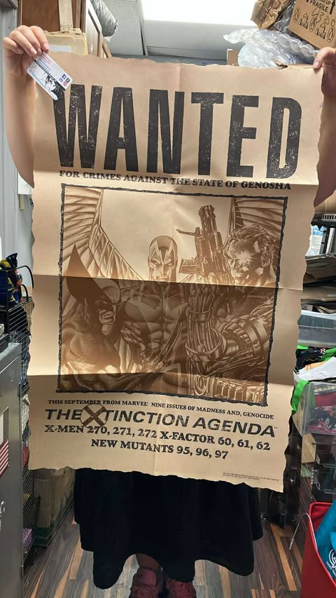 Vintage The Xtinction Agenda Poster