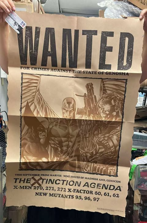 Vintage The Xtinction Agenda Poster