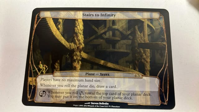 "Stairs to Infinity" Planechase card