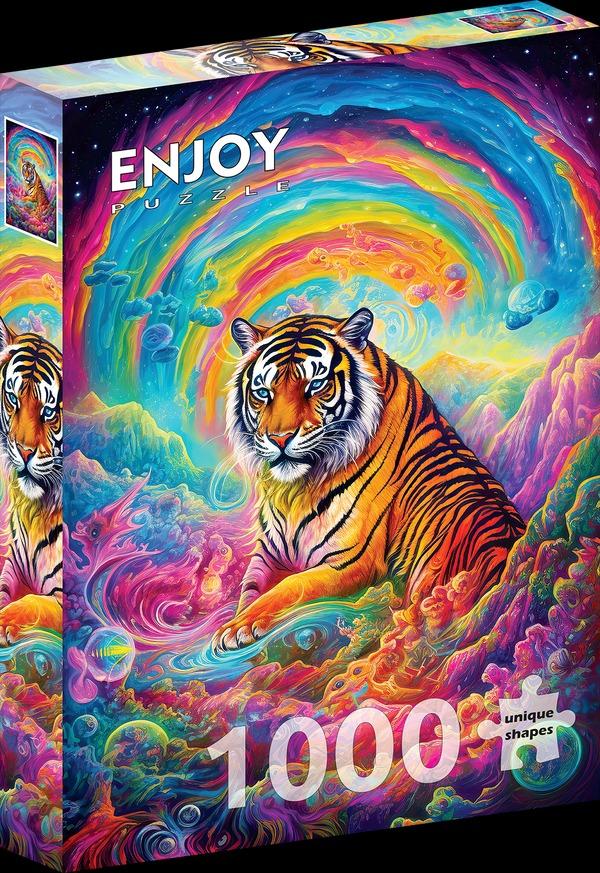 Where Tigers Reign - 1000 Piece Jigsaw Puzzle by Enjoy