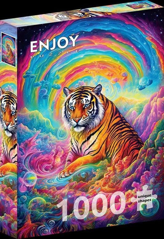 Where Tigers Reign - 1000 Piece Jigsaw Puzzle by Enjoy