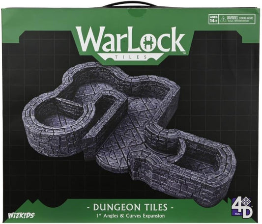 WizKids Warlock Tiles: Dungeon Tiles - 1" Angles & Curves Expansion